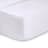 Linen Drawer 200 Thread Count Cotton Percale Standard Fitted Sheet, White, double