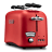 DeLonghi Argento 2 Slice Toaster, Red