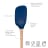 Tovolo Flex-Core Wood Handled Spoonula - Deep Indigo