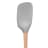 Tovolo Flex-Core Wood Handled Spoonula - Oyster Gray