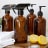 KitchenCraft Living Nostalgia Amber Glass Reusable Spray Bottle Set, 500ml lifestyle
