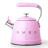 Smeg Whistling Stovetop Kettle - Pastel Pink