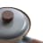 Barebones Enamel Saucepan with Lid close up of the lid