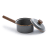 Barebones Enamel Saucepan with Lid - lid off