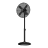 Alva Air Matte Black Pedestal Fan Product Image 