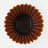 Mervyn Gers Impression Series Round Bowl, 20cm - Brown top view