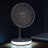 Meaco Fan 260C Cordless Air Circulator lit in a dark room