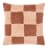 Linen House Blake Scatter Cushion with Inner, 50cm x 50cm - Clay