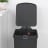 Brabantia StepUp Pedal Bin, 40L - Dark Grey with an open lid