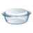 Pyrex Round Glass Casserole with Lid - 3L