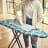 Joseph Joseph Flexa Mosaic Blue Ironing Board Cover - 124cm on the ironing board