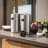 Eva Solo Nordic Kitchen Pump Vacuum Jug, 1.8L - Silver & Black on the kitchen counter