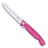 Victorinox Swiss Classic Round Foldable Serrated Paring Knife, 11 cm - Pink angle