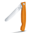 Victorinox Swiss Classic Round Foldable Serrated Paring Knife, 11 cm - Orange