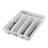 Madesmart Classic Mini Cutlery Tray - Antimicrobial White with cutlery