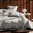 Linen House Stornoway Duvet Cover Set in Moonrock - Queen