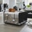 Swan Retro 4-Slice Toaster, 1600W - Black on the kitchen counter