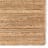 Thread Office Stripe Braided Jute Rug in Caramel texture and corner close up