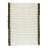 Thread Office Stripe Tassel Rug in Ivory, 160cm x 230cm