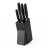 Humble & Mash Gripline Series Knife Block Set, 5-Piece angle