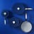 Wolstead Mineral Non-Stick Cookware, Set of 4 - Navy on the table