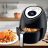 Milex XXXL Power Airfryer, 6L on the table with food