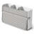 Umbra Sling Folding Dishrack - White folded up