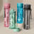 Zoku Clear Water Bottle, 600ml - Aqua Dot with other colours