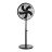 Alva Air Matte Black Drum Pedestal Fan