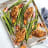 Nordic Ware Prism Half Sheet Baking Tray with chicken