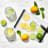 OXO Good Grips Prep Cutting Board with lemon and lime