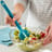 Wilton Versa-Tools Silicone Mix and Whisk Spatula in a bowl of salad