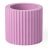 Alkaline Small Ribbed Candle Holder - Radiant Orchard