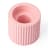 Alkaline Small Ribbed Candle Holder - Confetti top view