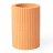 Alkaline Medium Ribbed Candle Holder - Apricot Crush 