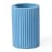 Alkaline Medium Ribbed Candle Holder - Perinial blue 