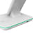 Canyon WS-303 3-in-1 Wireless Charging Station - White Close up of the base of the charger 