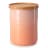 Le Creuset Peche Stoneware Storage Jar with Wooden Lid, Medium