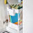 Trendz Of Today Two Tier Sliding Organiser - White with cleaning materials