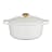 Le Creuset Signature 6.7 Litre Round Cast Iron Casserole, 28cm - White