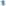 Alkaline Medium Ribbed Candle Holder - Perinial blue top view