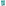 Thread Office Organic Column Glass Vase - Teal