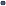 Maxwell & Williams Indulgence Square Dish, 19cm - Slate Blue top view