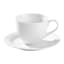 Noritake Arctic White Dinner Set, 20-Piece mug and saucer 