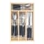 Laguiole by Andre Verdier Cutlery Set, 24-Piece - Black