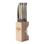 Laguiole by Andre Verdier Steak Knife Set with Stand, 6-Piece - Conventionnel