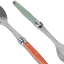 Laguiole by Andre Verdier Salad Server Set, Set of 2 - Blossom detail