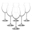 Crane Crystal Bistro Bordeaux Wine Glasses, Set of 6