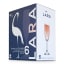 Packaging image of Crane Crystal Bistro Champagne Flutes, Set of 6