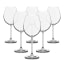 Crane Crystal Bistro Burgundy Glasses, Set of 6 - 650ml angle